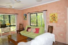  7 Hutchison Close Mission Beach QLD 4852 $389,000 This large four bedroom home is tucked away on a leafy 978m2 lot which backs onto a rainforest reserve. The home is at the end of a quiet cul-de-sac just minutes from the community aquatic centre, sporting oval and art gallery. The 14 km long beach at Mission Beach is about 1 km away. The nearby Mission Beach tourist village with restaurants cafes and shops is also nearby (1.5km). HIGHLIGHTS INCLUDE: Cool, long patios around three sides Leafy setting with lots of shade Solid cement block construction with rendered cement walls internally throughout Main bedroom has ensuite with large shower, vanity and WC Kitchen and bathroom are modern Bay window is an attractive feature in the living room Large split air-conditioner 3 m x 3 m garden shed So much outdoor undercover area for those rainy days Security screens Home adjoins Rainforest Reserve along rear boundary Mission Park Estate is a quiet leafy enclave with only residential traffic movements Realistic affordable price 