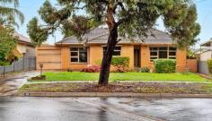  39 Lincoln Crescent Pooraka SA 5095 $449,000 - $479,000 Displaying classic original features, this solid brick, three - bedroom home C1966 is set on a decent size block and has exciting potential. The ideal first home, family home, or investment opportunity. With an inviting front porch, this well-loved family home issues a warm and friendly invitation. Formal living area, a kitchen with adjoining dining space. and three bedrooms provide plenty of flexibility for comfortable family living. Simple updates and minor renos could transform this retro charmer into a chic and stylish home. Outdoors you'll find a well-established garden, and garden shed for storage. There is abundant outdoor space for kids and pets to play, and a full width verandah for undercover entertaining. Highlights include: -Semi open formal lounge with a/c -Neat and tidy kitchen with adjacent meals area -Two of three bedrooms include built-in robes -Spick and span bathroom with a bath, shower, separate w/c -Separate laundry -Front window blinds -Ceiling fan -Split system reverse cycle air conditioning -Gas heating 