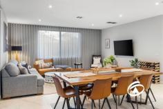  3 Graziers Cres Clyde North VIC 3978 $1,250,000 - $1,300,000 An exceptional Porter Davis build with an offering of uncompromising space, style and quality, this beautifully appointed 5-bedroom residence has been expertly crafted to cater to all stages of family living boasting 42sq URL on a 448m2 Lot. A model of modern sophistication with an emphasis on family functionality, the home offers the choice of 2 main bedrooms upstairs and downstairs. Featuring living areas on both levels – including a ground floor entertaining zone, a dedicated media room plus an enviable rumpus overlooking an enclosed alfresco setting complete with outdoor built-in seating and wall mounted bar counter. At the heart of the home, the stunning kitchen is anchored by an exquisite waterfall edge island and showcasing premium appliances along with a full butler’s pantry, laundry with drying racks, and plenty of storage. Additionally, three beautifully appointed bathrooms, a guest powder room and linen press complete the extras. Upstairs features the second master bedroom with an en-suite, WIR, private balcony and a kids retreat with an adjoining study all completed with a desk and returns. The remaining three bedrooms are serviced by a family bathroom & separate toilet. With a host of inclusions, only a visit will uncover, zoned heating/cooling, ducted vacuum, engineered floors, square set cornices, alarm system and a large (7.5 x 6.1) double garage with internal access. Low maintenance & with an abundance of space, the home is just moments to quality schools and major amenities. 