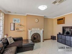  5 Vistula Terrace Kelmscott WA 6111 $300,000 Welcome to 5 Vistula Terrace, Kelmscott. What an opportunity to purchase your first home, downsize or invest in the hills. These types of properties are as rare as hens teeth. It’s hard to find a home in the hills that will cater for couples and downsizers, as well as first homebuyers and investors. HERE IT IS! Don’t be a slave to your garden, this property has already been sub-divided into a lovely 467sqm block and downsizers can still live in the hills. Here you have the best of both worlds, a lock and leave property that is low maintenance with easy care gardens, but still offers that sought after serene hills lifestyle. WHY COMPROMISE! Another huge selling feature of this lovely 3 bedroom, 1 bathroom property is you have a Clifton Hills address but you are still within walking distance to all amenities, including The Pink Deli coffee shop, Clifton Hills Primary School, River Road Primary School, Good Shepherd Catholic School, Frye Park, Shopping centres and public transport. Selling features of this super property include: Secure parking with remote control garage – Extra parking bay for a second car or caravan – Front private courtyard with gabled patio – Separate formal entry – Sunken lounge room, with feature gas fire-place – Step up dining area or computer nook – Open plan kitchen, casual meals area and family area – Well appointed kitchen with plenty of cupboards, dishwasher recess, heaps of bench space and breakfast bar – Large enclosed patio, ideal for storage, rumpus room or entertaining – Stunning new modern bathroom with feature bath, separate shower and WC, it looks amazing – Good size master suite with full wall built in robes – 2 roomy guest bedrooms – Second WC located off the laundry – Fabulous low maintenance backyard with a super patio entertaining, adjacent to the artificial lawn area for the kids & pets, plus garden shed Other features include; Solar hot water with electric back up – Two gas heaters – Gas cooking hob, electric oven – Ducted evaporative air- conditioning – Tiled flooring – Linen cupboard – Cloak cupboard – plus much more. 