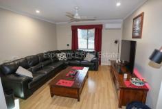  3/177 Goldfields Road Castletown WA 6450 $355,000 Nestled in a low density, strata complex is this stand alone, 3 bedroom, 1 bathroom unit. Lounge with aircon, open plan kitchen & dining area, robes and ceiling fans. Fully enclosed, entertaining sized patio leading out to covered, paved rear yard. Single carport and easy care gardens with paved surrounds. 