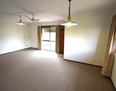 1/537 Prune St Lavington NSW 2641 $250,000 This solid spacious unit is situated in a well maintained small complex (only four on the block), and built in a fabulous location, and the vendor is keen to sell. Some outstanding features include: Opposite the major primary school, creche and church Walk to to the adjacent parks and recreational reserve Public transport to the city on your doorstep Security doors front and back Open plan living Gas heating Ducted cooling Split system Kitchen with gas stove, pantry, double sink Two bedrooms, with ceiling fans, built in wardrobes Separate bath Separate shower Separate toilet Excellent storage Blinds and drapes Private courtyard with established trees and shrubs Outdoor blinds and lights Established shrubs and trees Secure parking with remote Visitor car space With the fabulous features this unit will both impress you with an inspection and also guarantees you value for your money. 