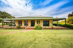  10 Sexton Drive Moresby WA 6530 $750,000 This rammed rarth home was built in 1993 and boasts stunning views from the front verandah of the City of Geraldton, the port and the coast. Set on a beautiful 1.11-hectare block with bull-nose verandah all around, 10 Sexton offers the most relaxing & peaceful place just to sit and watch the world go by. Featuring: 4 Bedrooms 2 Bathrooms 3m high ceilings Main bedroom with its own ensuite and views New carpets throughout the bedrooms Separate small office Good size kitchen with a 900mm freestanding oven Jarrah skirtings and architraves throughout the home Ornate cornices 315LQuantum hot water pump system 6 x 9m Colorbond shed 14,000L rainwater tank 3KW solar system 