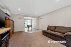  13/833 Watson Street Glenroy NSW 2640 $415,000 In a friendly tight-knit community, this solid brick 3 bedroom, neat and tidy home will make a great asset to any investor or lovely home to a savvy buyer in the marketplace. This functional home enjoys a modern laminate kitchen with a tiled kitchen and dining area, with dishwasher, 4 burner cooktop and 600mm stainless steel oven, breakfast bar and double bowl sink has a window that overlooks the rear courtyard. The carpeted lounge room enjoys downlights and a large split system that heats and cools the home. The bedrooms with built in robes are generously sized, being Bed 1, 4.8x3m, Bed 2, 3.6x3m and Bed 3, 3.4x3m. The family bathroom has a separate toilet, shower, vanity, and bath, with a double linen cupboard to the hallway. The high traffic areas are tiled and the SLUG with auto garage door, has internal access, through the great sized laundry, straight into the kitchen, which is very convenient for your groceries. Security screen doors to the front and rear sliding door and a 26L instantaneous HWS, folding clothesline in the sunshine. 