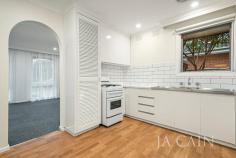  Flat 1/27 Coorigil Rd Carnegie VIC 3163 $645,000 Commanding the desired front position in a boutique complex of units, this single level residence of great proportion boasts its own private driveway access. The floorplan commences with entrance hall and leads to living and dining room which receives plenty of natural light from the north and overlooks extensive gardens. Kitchen has plenty of cupboard space plus room for an adjoining meals area. Two double bedrooms both include built in robes and are accompanied by main bathroom with bath and separate shower and additional separate laundry with outdoor access. Interior has been recently painted with quality carpets throughout. Private rear courtyard becomes even more exclusive with high dividing walls and access to garage. Located perfectly within a short walk to specialty shopping and cafes plus moments from Chadstone shopping centre, quality schooling and Murrumbeena train station. 