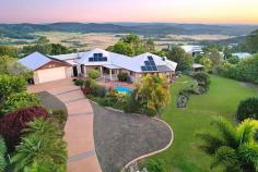  2 Mount Coolum Close Maroochy River QLD 4561 From the comfort of your deck chair you can watch the Maroochy River wind its way to the Pacific Ocean. The picture post card views take you from Maroochydore to Maleny. 2 Mount Coolum Close is an immaculately maintained low set brick home sitting on tranquil 5,000 sq metre easy care acreage near the top of Mount Ninderry, mid way between Noosa and Maroochydore. Solar hot water & power, ducted air conditioning, wood burning fire place Classic granite and timber kitchen Two spacious living areas 100,000 ltr rain water tanks Heated salt water pool 4 car garage with extensive work shop area Off street parking plus shed for caravans or boat Roll down exterior shutters, blinds & security screens & locks Spacious all weather covered entertaining areas Extensive inclusions including Rover ride on mower, Honda generator & Hansa shredder Easy care lawns and garden 