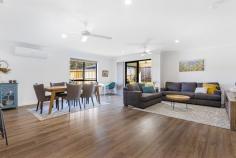  5 Dinton Street Greta NSW 2334 $700,000 - $770,000 Situated in the ever-popular suburb of Greta sits this single-level family home, seated on a 612sqm block with all the hard work already done for you. Located conveniently close to local schools, shops, and just a short drive to the hunter expressway and so much more! Only 1 year old, this is an amazing opportunity for you to buy and not have the delays of building. Stunning and stylish, with immaculate presentation, the design allows for loads of room to move and enjoy your own privacy. It has a rental potential of $640 per wk, for anyone looking for an investment. There is wide side access to the backyard, allowing you room to park a trailer, boat or van. Inside we have a modern family-friendly floorplan with a large open-plan living, kitchen and dining area. Multiple living areas, including a separate lounge, give you the flexibility for that growing family. The kitchen is centrally positioned and features an oven, a gas cooktop, stone benchtops with a wide breakfast bar, and spacious walk-in pantry. It is stylish and contemporary with a neutral palette, highly functional, and allows for interaction between the whole family. The master bedroom includes a large walk-in robe, ceiling fans and a light and modern ensuite with quality fixtures and fittings. The remaining three bedrooms all have built-in wardrobes, ceiling fans and every room is carpeted for that added comfort. With a spacious alfresco area, Together with low maintenance, fully fenced yard, leaving plenty of room for the kids and pets to play in. Additional information: air conditioning for that all year round comfort, ceiling fans throughout, laundry with internal and external access, and stunning floorboards throughout 