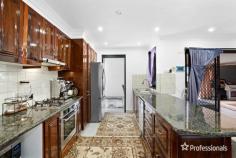  60 Colorado Drive St Clair NSW 2759 $949,950-$1,039,950 Is This The Perfect Family Home? This “Quality Plus” 4 bedroom home has had no expense spared when it comes to style and comfort. Each bedroom has built in robes and there is an en suite to the main bedroom. With a neutral colour palette to suit most and tiled living areas, decorating is a breeze. Featuring a large formal lounge and separate dining room, private study and a well appointed family room with a built in entertainment storage unit providing space for everyone. Be impressed with the gourmet style, solid black wood kitchen with extra thick granite bench tops and quality appliances. The double lock up garage provides drive through access to the rear yard. Professionally landscaped front and back yards with secure fencing from the street offer true low maintenance appeal to the home. With large stenciled ,concrete areas, a covered entertainment area, air conditioning units and commercial quality security shutters ,this home oozes quality. Situated on a 629sqm flat block. Investors make note you would easily rent for $650-$700 per week. Put this on the must see list today you wont be disappointed!! 