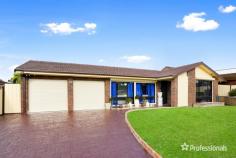  60 Colorado Drive St Clair NSW 2759 $949,950-$1,039,950 Is This The Perfect Family Home? This “Quality Plus” 4 bedroom home has had no expense spared when it comes to style and comfort. Each bedroom has built in robes and there is an en suite to the main bedroom. With a neutral colour palette to suit most and tiled living areas, decorating is a breeze. Featuring a large formal lounge and separate dining room, private study and a well appointed family room with a built in entertainment storage unit providing space for everyone. Be impressed with the gourmet style, solid black wood kitchen with extra thick granite bench tops and quality appliances. The double lock up garage provides drive through access to the rear yard. Professionally landscaped front and back yards with secure fencing from the street offer true low maintenance appeal to the home. With large stenciled ,concrete areas, a covered entertainment area, air conditioning units and commercial quality security shutters ,this home oozes quality. Situated on a 629sqm flat block. Investors make note you would easily rent for $650-$700 per week. Put this on the must see list today you wont be disappointed!! 