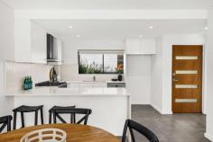  8/1-3 Woodlawn Avenue Mangerton NSW 2500 $800,000 - $880,000 Light-filled and welcoming, this tasteful townhouse provides the ultimate lifestyle for relaxed family living and is perfectly positioned in a quiet yet convenient location. The property boasts thoughtful design which maximises the elevated sunny aspect to every room and consists of a large open plan living area with a split system air-conditioning, flowing out to a generous outdoor entertaining space and yard. Featuring quality finishes right throughout and displaying house-like proportions in one of Mangerton's sought-after addresses, moments from top schools and city transport. Large modern kitchen with s/steel appliances, dishwasher & breakfast bar Three generous sized bedrooms all with built-in wardrobes Master bedroom with large ensuite & balcony Additional study area upstairs Modern bathroom with separate bath & shower Additional toilet downstairs & ample storage throughout Large outdoor area for all year-round entertainment Oversized double garage with internal access Moments from TIGS, Figtree Grove & Wollongong CBD 