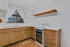  23 Holly Green Cres Palmwoods QLD 4555 $500,000 A very tidy, brick and tile 2 bedroom home in leafy Holly Green Crescent Palmwoods, just a 2 minute drive, 5 minute walk to the local shops, Bowls Club and Rail station. Built circa 1980's, the home has certain modifications, along with some original quality features including the hard wearing timber Parquetry flooring – still in fine condition. There is a recently installed Electric stove and oven. Good levels of natural light throughout the house by way of large windows, with the kitchen enjoying a pleasant view out to the back patio, and spacious backyard & garden. The block size is 687m2 and has side and rear secure fencing for pets & small children. The backyard is level and offers plenty of room – if expanding the house was desirable. Other features include: Split system air conditioning Single lock up garage Lockable garden shed Established fruit trees and gardens There's some great options here, with some minor updating projects to transform this comfy home into exactly what you want it to be. It's popular Palmwoods, it's $$ Great Value price range – make it yours, Be quick ! 