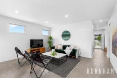  2/5 Afton St Aberfeldie VIC 3040 $1,4000,000 - $1,500,000 Contemporary living in a prime blue chip locale. This four-bedroom home boasts bright, airy spaces, generous proportions and a quality build. Entertain with ease in the grand lounge, dining and kitchen zone. This area is open plan, light-filled and opens to the courtyard, making indoor/outdoor living effortless. The heart of the home, the kitchen, flaunts a large island bench, separate pantry, glass splashback, Caesar stone benchtops, two-tone cabinetry, 900 gas cooktop, SMEG appliances and a double sink. The master suite is sure to impress. Enveloped in light, it becomes the perfect space to unwind. It features a generous walk-in robe and private ensuite with an extra large shower. The secondary bedrooms are bright and contemporary with mirrored built-in robes. They are serviced by a central bathroom with tub, window for natural light, floor to ceiling porcelain tiles, separate toilet, shaving cabinets, vanity with storage and shower niche. Less than 15kms from the heart of Melbourne’s city, an abundance of amenities are at your doorstep. Clifton Park is only metres away, Buckley Street shops, restaurants and cafes, the Maribyrnong River, coveted primary and secondary schools, numerous parklands and Essendon train station are close-by. Key features: – Powder room on the lower level – Walk-through laundry with storage and bench space – Large, fenced, established front garden – Paved courtyard – Remote-controlled garage with backyard access – Shed – Large linen cupboard upstairs – Porcelain tiles in living space and bathrooms – Solid timber staircase with under-stair storage – Ducted heating and evaporative cooling throughout – Window furnishing throughout – Flyscreens and security doors 