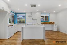  9 Cavill Cl Holt ACT 2615 $749,000 Nestled amongst the established suburb of Holt, this cosy 3-bedroom home has so much to offer. Entering the home, you are greeted with beautiful laminated timber floors that flow through the entirety of the living spaces, with original timber flooring to the bedrooms as well as the addition of ceiling fans, and loads of natural light, the quality features continue. The generous renovated kitchen is the heart of the home and feature with timber benchtops, double butler sink, large island bench, dishwasher and loads of storage including deep pot drawers. Completing the home is the addition of ducted evaporative cooling and ducted gas heating that will ensure comfort all year round. The established rear yard is perfect for entertaining and extending living outdoors, featuring a deck area, established gardens, a veggie patch and a large grass area perfect for the kids to play. Situated close to Kippax Shopping Centre, excellent amenities are at your doorstep, such as hairdressers, supermarkets, shops and restaurants. And only minutes away from the Magpies Golf Course, Lake Ginninderra and only a short drive to Belconnen Town Centre and the Westfield Shopping Centre where the possibilities are endless. Features of the property include; 3-bedroom home Established gardens surrounding the home Ducted gas heating Ducted evaporative cooling Generous renovated kitchen with timber benchtops, island bench & dishwasher Sunny living area with laminated timber floors Original timber floors to bedrooms Updated bathroom Ceiling fans to all three bedrooms Separate large laundry with direct outdoor access Extra linen cupboards to hallway Single garage Great Kippax location 