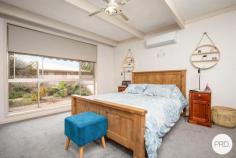  106 Wood Street Gol Gol NSW 2738 Enjoy the peace and privacy in your own backyard. This comfortable four-bedroom family home is the perfect place to start, with plenty of space for large families. Set on a generous sized allotment of 1794m2, with genuine side access. Features include large living spaces, consisting of an open plan family room, a spacious and well-equipped kitchen including electric cooking and dishwasher with adjacent meals area. Master bedroom with WIR and ensuite, remaining three bedrooms all with ceiling fans and BIR. Main bathroom with bath, shower, vanity and separate toilet. Outside an entertainer's delight, featuring an undercover pitched roof entertaining area overlooking the in-ground swimming pool, tradesman shed with lights, power and concrete flooring. Notable features of the property include two car carport, evaporative cooling, split system heating and cooling, and combustion heating. 