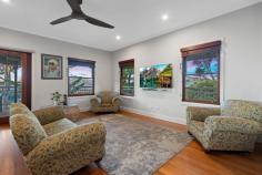  19 Baywalk Place Thorneside QLD 4158 $1,319,000 Rich in warmth and character, this superbly crafted Garth Chapman 'Traditional Queenslander' home is nestled on 904m2 with the waterfront at your doorstep. Combining an elevated position and a clever floorplan, this impressive residence is within moments of everything the bayside can offer you. This one you will call home for a long time to come. This stunning home offers high ceilings & hardwood floors throughout, a well-appointed kitchen (plus butlers pantry), open plan living spaces, outdoor entertaining areas, four bedrooms plus a library/study, two bathrooms(ensuite and walk in robe to master), an independent laundry and an abundance of storage. This Queenslander boasts wrap around verandas and entertainment deck looking out to towards Waterloo Bay, also overlooking the spacious yard and pristine swimming pool. The lower level presents an opportunity to expand the home or utilise as it is with the double garage door with ample storage for all the family toys. Garth Chapman certified Traditional Queenslander Positioned on a 904m2 close to all the bayside has to offer High Ceilings and hardwood floors through-out Open Plan Kitchen, Dining and living room Library/Study/Media Room Butlers pantry and ample storage through out Wrap around verandas Entertainment deck looks out to Waterloo Bay Glistening Concrete inground pool 