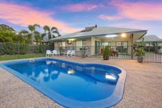  19 Sherringham Crescent Durack NT 0830 This huge family home backs directly onto rolling fairways and beautiful lakes in an idyllic golf course setting. Spacious open-plan living/dining joins an additional family room, plus study and four generous bedrooms to suit the growing family. The home also features a huge poolside alfresco entertainer's patio overlooking the golf course at rear, and is located just moments to schools and major shopping centres in Palmerston town centre. Low-maintenance floor tiles, neutral tones and abundant natural light throughout Open-plan living/dining area and family room both flow onto alfresco patio Separate study or media room off front entry provides additional living space Large central kitchen features stone bench tops and s/steel appliances Generous master bedroom with built-in robe and well-presented ensuite Built-in robes to bright, good-sized second, third and fourth bedrooms Family-sized main bathroom with bath, large shower and separate toilet Well-equipped internal laundry with outdoor access; large walk-in storeroom Covered front verandah plus large rear patio overlooking fenced in-ground pool Garden shed at rear; double carport at front plus extra off-street parking This quality family residence is set well back from the street with a huge, manicured front lawn and a long, wide driveway into the integrated double carport. Enter via the charming front verandah and into a reception hall with the partitioned study or media room privately located on your left at the front of the home. Continue into the spacious open-plan living/dining area that captures abundant natural light and patio access for fresh modern living. The family-sized central kitchen is the heart of the home and connects through to an additional family room at rear that also opens onto the impressive entertainer's patio overlooking the fenced in-ground pool and golf course. Back inside, the master bedroom with built-in robe and ensuite is located off the family room at rear, and three more bedrooms join the main bathroom in a separate wing off the main living/dining space. The home is air conditioned throughout, and plenty of storage space is available in the large walk-in storeroom and garden shed. 