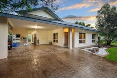  26 Jolly St Woolner NT 0820 $590,000 Filled with light, this vibrant property provides an idyllic home of contemporary comfort, space, and ease of living. Stylish design features, multiple indoor and outdoor living options, along with abundant natural light, this is the perfect opportunity to pivot into a low maintenance lifestyle without compromising on luxury only 5 minutes from Darwin CBD. - Interior boasts high ceilings, modern down-lights and polished tile floors - Quality four-bedroom home in a premium location - Good-sized open-plan living and dining area - Well maintained kitchen with dishwasher - Covered back patio entertaining area overlooks established gardens - Four large carpeted bedrooms, master with ensuite - Tiled floors, air-conditioning and ceiling fans throughout - Undercover parking for two vehicles - Located with neighbouring properties, at the end of a cul-de-sac - Short distance to all amenities The large open-plan living/dining area is the first thing that greets visitors upon entry, showing off the modern interior to great effect. Polished floor tiles, modern downlights and large windows all add to the feeling of space. The well-maintained kitchen nearby is as neat as they come, and is equipped with stainless steel appliances, walk-in pantry, plus ample overhead and under-bench storage. All four bedrooms are of a good size. The king-sized master bedroom comes with walk-in wardrobe, plus ensuite with raised glass vanity basin and indoor-outdoor shower for both wet and dry season. The main bathroom is similarly fitted and has a large vanity basin and glass-screen shower-over bath, with modern wall tiles. Outside, the sheltered rear patio area overlooks a cosy backyard and wellestablished gardens. This good-sized area requires minimal maintenance and provides ample room for entertaining guests. The large double carport at the front provides parking space for two large vehicles, while the nearby storeroom providing plenty of storage space. Additional features include ceiling fans, split-system air conditioning and modern downlights throughout, plus a spacious internal laundry. Conveniently located near, shops, parks, Parap markets and the CBD all within an easy drive. With so much on offer, this great family home is sure to appeal to those wanting privacy without compromising on location. 