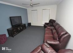  32 Paroz Cres Biloela QLD 4715 $480,000 Top to bottom and front to back, this quality family home has so many features that will please astute buyers. The street appeal and entrance features established attractive shrubbery that takes you to the double lock up garage and appealing front entrance. The kitchen is simply superb! The island bench stands as a bold statement wrapping around the plentiful cabinets and functional layout. Kitchen features gas cooktop, dishwasher, and large corner pantry. Dining and lounge are spacious with a seamless flow through the home, along with the separate moody media room, ideal for enjoying some quality family time, popcorn, and a good movie. All four bedrooms have built-in robes, the master bedroom includes a walk-in robe and uniquely designed ensuite. Additional features include, security screens, tinted windows and ducted ‘zone-control’ air-conditioning throughout. The landscaped surrounds and home are positioned on an elevated 878m2 allotment and includes a fully fenced back yard and garden shed. If extra space is a must on your check list, make sure you arrange your inspection of this beautiful home, located in a prime residential area. It could be the one you have been dreaming of!  