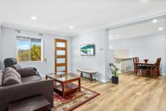  3/73 Collins Street Corrimal NSW 2518 $550,000 - $595,000 Embracing a generously designed layout, this central unit offers a tranquil retreat in a vibrant lifestyle locale. Position on the ground floor and at the rear of the block it offers a fully fenced court yard with private entry. Generously sized with its modern calming interiors boasting an open-plan living zone, newly carpeted bedrooms, quality kitchen, and a designated dining area. Complete with ground floor entry and a designated garage on title, this is an inviting lifestyle property for the smart investor, first home buyer or downsizer with every Corrimal attraction on the doorstep and only a short walk to Corrimal Village, cafes and public transport. Generous bedrooms with brand new carpets Modern kitchen boasting ample storage Freshly painted throughout Natural gas connected to the property Internal laundry & designated garage on title Private courtyard & outdoor space 