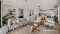  49 Muscharry Rd Londonderry NSW 2753 $949,000 - $1,019,000 Superbly positioned in a family orientated street, this stunning seven year old home features a spectacular floorplan and is sure to cater to the needs of your growing family. Featuring an open plan design boasting nine foot high ceilings, stylish vinyl plank flooring throughout the living areas, high end fixtures and fittings and zoned ducted air-conditioning for every room. The kitchen is positioned in the heart of the home and features a free standing gas cooktop, stunning tiled splashback and Caesar stone island bench top with breakfast bar. A true entertainer, the backyard showcases an oversized timber deck, strip heating, fire pit and relaxing daybed that overlooks the landscaped gardens and pristine lawn. Also boasting a theatre room, oversized laundry and located within an easy stroll to the village shops. * Flat & Level 560m2 approx. block * Easy walk to local shops, school and parks * Huge master bedroom with enormous WIR & ensuite * Large double garage with electric door and internal entry 