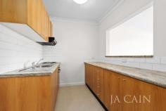  14/69 Carroll Crescent Glen Iris VIC 3146 $407,500 Occupying a sun filled position within a quality complex, this top floor residence boasts enviable outlooks with north-west light and an interior of new oak floorboards, new carpets whilst the spacious floorplan has been freshly painted. Entrance hallway leads to lounge and dining room that opens onto balcony and views over Gardiner Park. Galley style kitchen with large open servery to dining, enjoys a new cooktop and plenty of cupboard space. Two double bedrooms both with built in robes are accompanied by main bathroom that includes laundry facilities. Ground level car space provides further practicality. Backing onto Gardiner Park and nearby Gardiner train station, this truly convenient position also allows easy access to Malvern Road cafes and restaurants, Camberwell Junction, Burke Road tram and Monash freeway. Impeccable in condition, this is an ideal residence to occupy, rent out or invest in for an affluent future. 