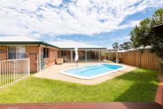  9 Cod Place Andergrove QLD 4740 This is a delightful family home in a quiet, no-through street where the kids all play together like the old days, within walking or pushbike distance to several schools, daycare and local shops. There is a lovely flow through the home, with a spacious lounge at the front, well equipped central kitchen and dining on the other side - all having direct access to, or a view of the well laid out back yard. Offering 4 bedrooms, 2 at each end of the house, the main with an ensuite and bay window, all have built-ins and quality laminate flooring. Family bathroom with separate shower and bath, extra wide laundry and plenty of additional storage. The whole home is bright & breezy and filled with natural light and there is ducted air conditioning throughout, with a solar system to help keep energy costs at bay. What you don't see from the street is the magic back yard, with expansive covered entertaining and inviting in-ground pool complemented by classy glass panel fencing, a gazebo and timber sun-deck. There is also a separately fenced lawn area with a couple of lawn lockers and access down one side of the house, suitable for the pets or a safe play area for the kids. Vehicle accommodation is by a large double carport at the front, which also has both roller door and gate access through to the entertaining area, which is big enough that you could utilise the extra space if needed. This is an extremely appealing property, offered by motivated vendors who are relocating. For the investor there is a rental appraisal by our Property Management team of $580-$620 per week. Its proximity to both private and public schools, daycare, medical & shopping and sporting precincts coupled with the quiet family friendly location with parkland at the end of the street, means it will have limited time on the market.  