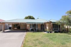  12 Cabble Close Castletown WA 6450 Inspect the abundant features of this 3 bedroom, 1 bathroom, home offering formal & informal living areas. Tiled open plan family, dining and kitchen that includes a dishwasher. Semi-ensuite, c/fans to all rooms, gas bayonets and BI robes. Double carport separates from gated BBQ area and 6m x 7m powered shed. Ideal cul-de-sac location close to primary school. 
