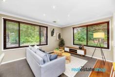  47 Bettington Cct Charnwood ACT 2615 $790,000 This beautiful three bedroom home has been stylishly renovated with contemporary finishes, ready to move straight in and enjoy. The quality renovation features polished hardwood timber flooring, double glazed tinted windows, art deco cornices, stunning external timber doors and an impressive kitchen. Any cook enthusiasts or entertainers will love this space which also flows out onto a private covered deck which can be used all year round. In addition to this, the property has a 5 star energy rating, ducted gas heating and evaporative cooling to keep you comfortable through all seasons. The property is located in a quiet cul de sac with only one adjoining neighbour on a leafy landscaped block of 803 square metres. These gardens wrap around the entire house providing extra privacy and a lush outlook from inside the property. There is lots of parking including a four car garage and four car carport. This location is conveniently positioned within walking distance to the Charnwood Shops, Charnwood Primary School, Fraser Primary School and Fraser Shops. Features: -Renovated three bedroom home -Covered deck and carport with Suntuf SunSmart roof which is hail proof and blocks heat during warmer months -Stylish renovated kitchen featuring lots of storage, island bench, breakfast bar and Ariston freestanding 5 burner cooktop and oven -Polished hardwood timber flooring -Art deco cornices -EER of 5- improved insulation and double glazed tinted windows -Three good size bedrooms, two with built in robes -Renovated bathroom and laundry -Leafy, landscaped gardens -Instant gas hot water system -Evaporative cooling -Ducted gas heating -Colorbond fences, fascias and gutters -Four car garage and four car carport with extra height for larger vehicles -Convenient location, walking distance to schools, shops, playgrounds and public transport 