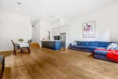  80 Ellsworth Crescent Camberwell VIC 3124 $1,080,000-$1,180,000 This is the ideal opportunity for first home buyers, young families and investors. Positioned just metres from The Crossway Peak walking trail and Lynden Park, and within walking distance to local schools and sporting facilities, this modern double storey townhouse is also just minutes drive from Deakin University. Sporting a stunning contemporary facade featuring raked parapet walls, full render, LED drive lights and rich timber panels, the home is landscaped nicely and includes a paved driveway and lock-up garage. First impressions are appealing, with entry into a spacious living room showcasing luxe timber laminate flooring, high square-set ceilings, LED down lights and an eye-catching full-height timber frame accentuating the L-shaped staircase. The home utilises the natural gradient of the land and steps down to an open-plan layout, with raked ceiling heights increasing beyond 3000mm, creating a wonderful feeling of spaciousness. Heating, cooling and an alarm are all notable inclusions. Outside, a private courtyard awaits, hedged for privacy and adding a paved BBQ area and water tank. There's no compromising on space or quality in the luxurious kitchen, with a walk-in pantry and seamless handle less cabinetry in abundance. 40mm stone bench tops are accentuated by a black glass splashback and elegant gooseneck mixer and sink. Integrated cooking appliances and a stainless steel dishwasher are in excellent condition. The main bathroom is equally luxurious with a tiled hob bathtub and designer sink and tap ware. Atop a delightful timber staircase, three large bedrooms branch off a dedicated sunny study nook and enjoy a plentitude of built-in robe storage. The master suite boasts a make-up nook and private ensuite showcasing full height wall tiles, a mosaic feature tiled wall, oversized frameless shower and mirrored vanity unit. As well as being close to schools, parks, playgrounds and bus routes, the home is also within close proximity to shopping, dining and the prestigious Deakin University. Property Specifications: · Three bedrooms, two open living areas, private courtyard, stunning contemporary facade · Highly appointed bathrooms and kitchen with walk-in pantry · Very high raked ceilings, LED lights, heating, cooling, alarm · Single lock-up garage · Adjacent to walking track and park, close to bus stops, schools and shops · Minutes from university 