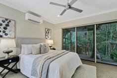 12 Griffin Pl Coes Creek QLD 4560 This thoroughly impressive, contemporary home is a wonderful example of utilizing & maximising every square metre of the property to enjoy. Starting with outstanding street appeal in this quiet cul de sac, the home presents a welcoming statement in style. Upon entering, the WOW factor is immediately evident with high ceilings, an open plan layout with generous room dimensions and extensive use of glass windows and doors seamlessly connecting with another world of outside leisure areas to discover and enjoy. Extraordinary entertainment options here, offering multiple, unique & separate leisure retreats internally & externally. Step out from the open plan living and take your choice of relaxation areas: The Bali Hut / Zen area – chill zone The Outback Bunker Bar – iced beer and bubbles – no stress here ! The Indoor / Outdoor Bar & Servery – perfect for snacks & nibbles Alfresco dining & BBQ area – dinner is served The sparkling in ground pool – including spa jet bench seating. Internally, the central hub of the home is a Gourmet Chefs kitchen with 900mm Gas stove & oven, oversized Caesarstone preparation area and Breakfast bench, extensive cupboards and (2 not 1) walk in pantry & storage closets, a pryolitic (self cleaning oven). The kitchen is also an excellent vantage point, providing direct visual contact with the pool area and several outdoor leisure settings. The Master bedroom, situated at the back of the house offers a large Resort style luxury ensuite, huge walk in robe and has direct access to the deck & leisure areas. The home theatre room has a sophisticated Bose & Nile speaker entertainment system with connecting surround sound speakers throughout the living & outdoor areas. So many other features and attention to detail to discover throughout this home, including: 5kw Solar electricity system with a hybrid converter – ready for battery connection. Cisco electrical data cabling throughout. Steel frame construction with 25 year Metricon guarantee Termicide pest system installation A natural forest vegetation backdrop (no rear neighbours) – plus it's just a short stroll through the forest to the local shops & café's. Close convenience to the local shops, a selection of schools, Bus & Rail transport & services. This home will be an absolute pleasure to inspect and discover and - it could be all yours. 