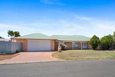  31 Ramus Circle SOMERVILLE WA 6430 $519,000 Dress Circle Somerville Location Solid Brick and Iron family sized home on medium sized easy care yard. • 4 bedrooms • 2 bathrooms • Ensuite with raised spa bath • Main bathroom with bath • Tiled kitchen • Dishwasher • Meals and living • Large lounge room • Ducted air-conditioning • Easy care yard • Entertaining patio • Close to local supermarket • Close to day care centre • Close to primary and high schools • Close to sporting fields & complex • Close to Oasis family aquatic centre • Block approx: 794m2 • Rates approx: $2,500 • Water approx: $280.00 