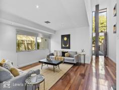  42 Leicester Street Parkside SA 5063 This 2 storey home will surprise and delight with it's spacious layout and unique design attributes. There is no doubt that if you have been searching for something a little bit different, then this 2007 built home could be the one! One step inside the gallery style entrance hall and you will be captivated by the soaring ceilings and abundance of natural light. Complimented by timber flooring the living areas include a formal lounge which then leads you to your main open plan living. The main living offers a large dining area with concertina windows opening to a central pond/water feature, a well appointed kitchen with European appliances and black granite counter tops plus a large family area adjoining a massive undercover outdoor patio which promotes a balance between casual living and entertaining on a grand scale. There are 3 large bedrooms in total with the master bedroom enjoying a deluxe ensuite with a relaxing 2 person spa bath. Enjoy ducted air conditioning, security system, intercom, solar and much much more. Set on a 395 square metre allotment with established gardens, autotmatic front gate and and lock up garage for your privacy and convenience. 