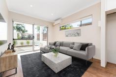  Unit 1/41 Hillside Cres Maylands WA 6051 If you are looking for a modern apartment in a small boutique group, great location and low strata fees, then look no further. Located in one of the best streets of Maylands, this ground floor apartment is just metres from the beautiful DeLacey Reserve and just a few hundred metres walk to the Swan River and cycle path. Features; • Built in 2017 • Small boutique group of just 8 • Open plan living area with LED lighting • Kitchen with stone benchtops and gas cooktop • Master bedroom with mirrored built-in robes • Study • Bathroom with adjoining laundry • Reverse cycle air-conditioning • Alfresco area overlooking parkland • Bonus rear courtyard with storeroom • Carport near doorstep 
