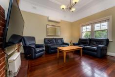  33 Sherwood Street Maylands WA 6051 $779,000 Set on a 675m2 green title block, opportunity knocks for this 1920’s brick and tile character home. Conveniently located close to Maylands Primary School, the Swan River, cycle path, parks, local shops, train station and the Eighth Avenue café, bar and restaurant precinct. Features; • High ornate ceilings • Jarrah timber floors • Front verandah and entrance hall • Huge master bedroom with walk-in robes • Big 2nd bedroom • Third room suitable for study/nursery adjoining master bedroom • Large kitchen area with gas cooktop • Reverse cycle air-conditioning • Spacious separate lounge room • Bathroom with shower/bath combo • Huge back yard with multiple sheds and store rooms • Zoned R40 This is a fantastic opportunity to add your personal touch to a character home on a large block in a great area! 