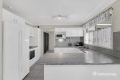  5 Caspian Court Plumpton NSW 2761 This very neat, lovely three bedroom home as you will see through the photos is quite unique in its design. Offering spacious living areas, bedrooms with built-in wardrobes, modern kitchen with gas appliances, air conditioning, 3-way bathroom, sizable laundry, ceiling fans, tiled living areas, carpet to the bedrooms, electronic screens on the front verandah, garden shed and a fully fenced rear yard. Now add a double garage and double carport and cul-de-sac living. 