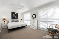  6/58 Day St Drummoyne NSW 2047 Nestled in a quiet position in a boutique development, this two-bedroom townhouse delivers a low-maintenance lifestyle, abundance of space, and delightful features. Perfect for savvy investors or first home buyers, the generous layout includes a bright and sunny ground floor that flows out to a private courtyard with high walls and leafy surrounds. A spacious upper level features a modern bathroom with luxurious and deep spa bath, plus an expansive master bedroom with built-in robe and private balcony, plus. Host lively social occasions in the 'bar' adjoining the courtyard, complete with mini-kitchen, hanging glass rack, and bi-fold serving hatch. Set in a prime location opposite Brett Park, the home is only 150m to the Bay Run, 500m to Birkenhead retail, and 400m to CBD express bus routes. • Spacious two-bedroom townhouse in boutique, park side complex • Sun-filled open plan lower-level with seamless flow to private courtyard, • Courtyard bar room and storage space with mini-kitchen, band bi-fold serving hatch • Modern gas kitchen featuring stainless steel appliances and stylish splashback • Generously proportioned master bedroom with built-in robe and private balcony • Double guest bedroom includes built-in robe, ceiling fan, plantation shutters • Upper-level bathroom features huge spa bath, and separate shower unit • Large laundry with WC. Under-stair storage. Ducted air throughout • Single undercover car-space. Side access to Therry St. 