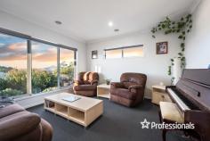  12 Krueger Street Baranduda VIC 3691 $829,000 Quality constructed, spacious and beautifully appointed throughout, this fine family home offers over 310 m² under roof, and over 24.5 squares of living. If you’re thinking of building, then we highly recommend your inspection of this like new home, featuring a carefully considered floorplan with quality appointments and spacious rooms, ensuring all members of the family are catered for. Set on a perfectly landscaped 1,372m² allotment offering a slightly elevated and beautiful outlook from the front of the home, as well as an excellent northerly orientation. To the back of the block, the elevated firepit area is a lovely place to sit in the cooler months and take in the distant views of the lights of Albury/Wodonga, and with the property backing onto the Baranduda Range with easy access to the bike and walking tracks, there is plenty of upside to this wonderful location and home. INSIDE FEATURES: Large master suite with walk in robe, and beautifully appointed spacious ensuite. Three additional spacious bedrooms, all with good storage. Large study or children’s playroom. High ceilings throughout and lovely timber look floating floors. Formal lounge with a wonderful outlook. Large family room and meals area positioned adjacent to the kitchen. Separate carpeted rumpus or home theatre room to the rear of the home. Magnificent kitchen with an abundance of storage, walk-in pantry, stone benchtops, 900mm stainless steel cooker & gas cooking. Modern family bathroom plus powder room. Large laundry with good bench space, great storage, and walk-in linen cupboard. Ducted gas heating and evaporative cooling throughout. Lovely neutral décor, quality carpets and window coverings. Beautiful views from many vantage points in the home. OUTSIDE FEATURES: A large undercover entertaining area, plus separate decked area. Good storage for the boat, trailer, or van behind secure gates, plus a separate driveway for van storage. Low maintenance native gardens to the front and rear of the home. Firepit area to the rear of the yard, offering an elevated outlook to the city lights of Albury/Wodonga. Excellent access to the walking and bike tracks of the Baranduda Range behind. Large double garage offering a storage area and easy internal access. 