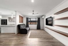  70 Bradman Way Urangan QLD 4655 $670,000 Located in the popular suburb of Urangan in a vibrant new estate which is just a short drive to the Boat Harbour, Urangan shopping Centre & schools. Features include • Three bedroom + study, lowset rendered brick home (circa 2016) • Large master bedroom has walk-in robe, air conditioning and large ensuite • Impressive kitchen with smart stone benchtops, wall oven, double fridge space and dishwasher • Open plan Lounge /dining combination • Main bathroom has shower & bath-tub • Double tilt panel garage with pebbled driveway • 2 Covered patio's for outdoor entertaining • 601sqm fenced allotment with side access to backyard • Split system air conditioners in lounge room & the main bedroom • Security screens and doors through-out along with ceiling fans throughout the whole home. This is an exceptional property that will cater for any growing family or retiree's looking for a home with nothing to do. 