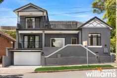  34 Formosa St Drummoyne NSW 2047 With a highly flexible layout, spacious interiors, and a prime parkside address, this unique property will appeal to growing families looking for their forever home. Beautifully maintained by the same owner for over a decade, the home blends period detail with a modern aesthetic to deliver a charming and comfortable living space. Set within 100m of Brett Park and the iconic Bay Run, the property capitalises on its excellent lifestyle location by delivering leafy park views and sparkling water glimpses from each of its three levels. Offering exceptional versatility, the floorplan can be configured to include four bedrooms, or three bedrooms plus additional lounge or office. Conveniently located for local retail and CBD transport with Birkenhead Point and express bus routes both within 250. • Three-level, parkside family home with a versatile layout and plenty of space • Two large first floor bedrooms, one with park views, one with modern ensuite • Open plan living and dining space with soaring ceilings and delightful park outlook • Sleek and modern gas kitchen featuring Smeg appliances, and ample storage • Additional guest bathroom including marble tiling and combined bath and shower • Huge laundry, plus storage. Tiled sunroom with sliding doors to outdoor area • Private and secure wraparound courtyard with established greenery • Top level master bedroom includes 'rooftop' balcony and district views • Double auto lock-up garage. Extensive storage space in roof eaves and under house 