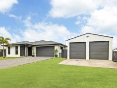  20 Bachelor Court MARIAN QLD 4753 Introducing a dream family home that offers the perfect blend of spacious living, modern elegance, and practical functionality. This immaculate four-bedroom residence is designed with the modern family in mind, offering a wealth of indoor and outdoor living spaces, providing the ultimate retreat for relaxation and entertainment. Upon entering this welcoming abode, you'll be greeted by a wide hallway that leads to an open-plan kitchen, dining, and living area, perfect for family gatherings or quiet evenings in. The main bedroom is a sanctuary of style and comfort, featuring a large walk-in robe and ensuite with a private toilet. The remaining three queen-sized bedrooms, all complete with built-in wardrobes, are carpeted throughout and all air-conditioned for comfort. At the heart of the home, you'll find a contemporary kitchen equipped with stainless steel appliances, including a dishwasher, ample cupboard and bench space, and a walk-in pantry. The generous family living area seamlessly flows onto a covered outdoor patio through sliding doors, making entertaining a breeze. For movie nights, retreat to the separate media room or a perfect private retreat for the kids. The family bathroom offers a touch of luxury with a separate shower and bath - perfect for unwinding. A separate powder room and large laundry with a third toilet ensure ample storage and practicality throughout the home. The outside is just as impressive, with a fenced 1011sqm yard boasting a high-rise 7 x 12m Shed with a hoist and 15amp power, plus an additional 6x6m Shed for extra storage. The expansive backyard is completed by a stunning pool, perfect for enjoying those long summer days. Nestled in the heart of Marian, this remarkable property is just minutes from the Marian Town Centre and a short 20-minute drive from Mackay. With an array of amenities close by, including schools and shopping precincts, and proximity to mining hubs, this small-town community offers the best of both worlds. 