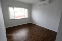  15 Tchan Street Nulsen WA 6450 $310,000 This charming 3 bedroom, 1 bathroom home is now available for with immediate possession on settlement. Situated on an 814sqm corner block, this property offers a cozy and inviting atmosphere for you to call home. The refurbished interior offers timber look flooring which flows throughout the home coupled with white wooden venetian blinds as window treatments creating a fresh and inviting interior. The large, eat-in kitchen displays gloss white cabinets, microwave recess and gas upright cooking. The interior decor is tastefully completed, creating a warm and welcoming space for you and your family. There are two revverse cycle aircons for comfort and security screens for peace of mind. The gated rear yard enjoys space for outdoor activities, caravan or boat storage with the added bonus of small shed. Conveniently located, this house is right across the road from local Primary school and just minutes to amenities such as shopping and sporting facilities. 