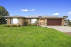  90 Toora Gunyah Rd Toora VIC 3962 $999,000 Enjoying total privacy set on approx. 5 elevated acres, yet just 5 minutes from town, this immaculately maintained property is sure to appeal. Superbly constructed with quality throughout and cleverly designed to take full advantage of the breathtaking views out over the surrounding farmland to the waters of Corner Inlet and the mountains of Wilsons Prom. An entertainer's delight with the expansive living space flowing out to join an indoor/outdoor alfresco area and covered patio with pizza oven and fire pit. Space for the largest of gatherings, centering around the superbly appointed chef's kitchen with huge stone island bench, 900mm gas hob with fan forced under bench oven, dishwasher and walk in pantry - the main feature of the kitchen being a highlight window offering amazing views. The light and bright interior features easy care tiled finishes with the luxury of under floor heating, backed up by zoned RC/AC, double glazing and the 5.5kW solar power system on a high feed-in tariff keeping running costs to a minimum. Super sized master suite with a walk in robe and ultra modern ensuite. Two further fitted bedrooms plus a private study nook. Centrally located main bathroom and large laundry with storage. The double auto garage provides direct internal access plus a 32 x 25 garage/workshop with power and concrete floor, wood shed, chicken coop, shearing shed (ideal conversion for a studio), paddock shelter and 3 fenced paddocks. Perfect for sheep, ponies, alpacas and with abundant rainfall the perfect spot for growing your own fruit trees and veggies. School bus pickup from the end of the road, just a few minutes drive to the Toora township via a sealed road. If you are seeking a country escape where all the hard work has been done, this one is a must see. 