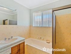  48 Cantua Way Forrestfield WA 6058 $549,000 This stunning 3-bedroom, 1-bathroom property is perfect for anyone looking for a comfortable and convenient lifestyle. With multiple living zones, reverse cycle split systems, and a double carport with drive-through access, this home has everything you need and more. Although the house could benefit from some modernisation, it offers a great opportunity to add your personal touch and create the home of your dreams. One of the standout features of this property is the beautifully maintained gardens. Imagine spending your weekends relaxing in the lush green surroundings, hosting barbecues, or enjoying a quiet cup of coffee in your own private oasis. Don’t miss out on this fantastic opportunity to own a home that offers both convenience and tranquility. 