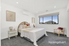  24 Tannery St Donnybrook VIC 3064 $730,000 - $770,000 Hocking Stuart Real Estate proudly presents this perfectly positioned four-bedroom house in the heart of Donnybrook, a perfect family friendly community in Donnybrook, featuring tranquil surroundings with access to the future town centre, schools and transport. Comprising 4 large size bedrooms (master with ensuite, WIR and double vanity) other 3 bedrooms with BIR'S. Providing a sense of luxury with its open plan living area plus a separate formal lounge at the front. Well-appointed kitchen with stone benchtops and stainless-steel appliances, abundance of storage and a walk-in-pantry adjoining the Kitchen. Boasting plenty including a smart floor plan, generous sized rooms, great storage. Additional features include the comforts of ducted heating and evaporation cooling, laundry with storage and double garage. This home will soon offer easy access to the best of the amenities available in the area, including a range of sport facilities, expensive parkland, retail and dining precincts, primary school and grammar school. 