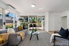  Unit 8/54 Hampden Rd Russell Lea NSW 2046 Renovated to an impressive standard throughout, this townhouse delivers style & space in a convenient location, a boutique block of eight with a northerly aspect. Bright living/dining space that flows to an oversized wrap around courtyard as well as a luxury open plan gas kitchen featuring stone benchtops & new appliances. The upper level has two bedrooms both with lofty, vaulted ceilings & built-in wardrobes. Sleek tiled bathroom with large waterfall shower. Two security undercover car spaces & lock up storeroom. Ready to move into with local eateries, bayside parks & CBD buses only 500 metres away. • Spacious combined living & dining area with air conditioner. • Light filled master bedroom with built in study desk & air conditioner. • Brand new plan kitchen with gas hotplate, wall oven & dishwasher. • Designer bathroom with classic vanity & waterfall shower. • Timber floors through out & large laundry with guest toilet. • Sunny wrap around paved courtyard & gardens, great for entertaining. • Two security undercover car spaces with lock up storeroom. 