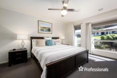  7 Killarney Court Wodonga VIC 3690 $735,000 Beautifully presented, modern, and quality built by Hallmark Builders, this 4-bedroom family home offers an abundance of quality appointments throughout. Positioned on a perfectly landscaped 657m² approximate block in a sought-after pocket of West Wodonga. This lovely family home offers a modern décor throughout, quality fixtures and fittings, and was built with functionality in mind, boasting three distinct living zones. The front of the property is home to the spacious master bedroom with walk in robe and ensuite, plus a large carpeted sitting area, the perfect space for parents to unwind. As you make your way through the home you are greeted by the large, beautifully appointed, and functional kitchen offering 600mm gas cooktop and dishwasher, pendant lighting, spacious pantry, as well as a stainless-steel canopy rangehood. Positioned adjacent is a second tiled living zone and separate meals / dining area. The rear of the home is host to another carpeted living zone, and the remaining 3 queen sized bedroom with built in robes, are all serviced by the modern and functional family bathroom with separate powder room. The generously sized laundry room offers plenty of bench space and a large walk-in linen closet offering great storage options. Other bonus features include ducted gas heating and evaporative cooling to keep you comfortable through the seasons, external awnings to the front of the home, Crimsafe security doors and tinted main windows. Outside entertaining will be a breeze under the large decked alfresco area, whilst the secure backyard offers established gardens, a lock up garden shed, and side access gates for easy access to the rear yard. Adjoining the home, the double lock up garage offers a rear roller door and easy internal access into the home. Positioned in a quiet court location offering a relaxed lifestyle but still within easy reach of all amenities. With everything that this lovely home offers, an inspection will surely impress! 