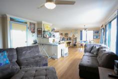  51 Goldfields Road Castletown WA 6450 $565,000 This 2 storey, brick and cedar built home captures views of Esperance bay from the upper level while approved, short stay accommodation is located on the lower level with independent access. Features include • 2 bedroom. 1 bathroom self contained living on lower level • Bathroom and laundry facilities • Access to undercroft paved patio • Approved for short term accommodation. Bookings through Esperance Visitors Centre Independent living on second story includes • Open plan lounge, dining & kitchen • Viewing balcony • 2 bedrooms • Ensuite bathroom with spa • Huge outdoor living with domed roof • Separate access The gardens are immaculate with designated vegie bed, reticulation and many planted tree/shrub varities. Access to rear yard though double gates. Shopping complex and Castletown Beach just 500m away. Easy conversion back to a family sized 4 bedroom, 2 bathroom home. 