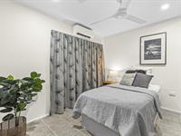  9 Paul Hopkins Street WEST MACKAY QLD 4740 Discover the essence of dual living perfection at 9 Paul Hopkins Street. This property presents a unique opportunity with the main residence positioned at the front of the block and a detached granny flat at the rear-ideal for astute investors or families seeking a multi-generational living arrangement. The main home boasts three bedrooms, an open plan living and dining area with a spacious kitchen, and modern bathroom and the Granny flat features two bedrooms, living area, spacious kitchen, and bathroom. Main Home: - The kitchen is well-appointed with ample cupboard space, a dishwasher, and a designated area for a large fridge. - The generous living space includes a comfortable lounge and dining area, perfect for both relaxation and entertaining. - The well-equipped kitchen features contemporary appliances, ample storage, and a functional layout with dishwasher. - All three bedrooms are generously sized, featuring large built-in wardrobes with mirrored doors. - Split system air conditioning throughout the entire property. - A large laundry area off the kitchen provides convenient access to the outdoors. - Double lock-up garage with an electric roller door and drive-through access to the backyard. - The large patio/outdoor entertainment area is versatile, doubling as extra parking spaces and providing year-round use with beautiful plantation shutters and blinds. - Connecting the main house to the standalone granny flat is a lovely breezeway patio. Granny Flat: - Fantastic layout with an open plan tiled living area - Fully equipped U-shaped Kitchen with ample cupboard space. - The large bathroom includes an easy-access shower, toilet, and vanity, with sufficient space for a washing machine. - The two bedrooms are great in size and feature built-in wardrobes for added storage. - Split system air-conditioning throughout Situated on a generous 809sqm block, the property includes an extra-large garden shed in the backyard. Conveniently located near Botanical Gardens, Parkside Plaza and a short drive from the Base Hospital, CBD, and the beach, this location is truly ideal. Don't miss out on this exceptional opportunity in West Mackay! Whether you're expanding your property portfolio or securing a family home, 9 Paul Hopkins Street offers the perfect combination of location and features. 