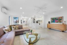  101 Verona Circuit Burleigh Waters QLD 4220 $1,099,000 Experience modern living at its finest in this contemporary four-bedroom home nestled in the tranquil neighborhood of Burleigh Waters. Offering a perfect blend of versatility, energy efficiency, and convenience, this property is designed to meet the demands of today's lifestyle. Ideal for professionals working from home, the separate work area provides a discreet space for meetings with clients, ensuring privacy without compromising accessibility. Situated within the highly sought-after "This" Complex, known for its exclusive homes backing onto Parklands, this residence stands out for its unique features. Distinctively positioned as an end dwelling, it boasts its own separate entry to the home enhancing privacy and not to mention being on the end of the street offering a larger turning circle for garage access Step inside to discover an airy ambiance flooded with natural light, complemented by a soaring 5.2-meter high void and elegant pendant lighting. Designed for effortless indoor-outdoor living, the home seamlessly connects to the living areas inside flowing out to the park at the rear, creating the perfect setting for entertaining or enjoying the sunshine. Upstairs, the master bedroom offers panoramic park views, a generous walk-in wardrobe, and a luxurious ensuite. Car accommodation is provided by a single lock-up garage with internal access and ample storage space. The property is equipped with 18 solar panels connected to a 7.7KW solar system with a Smart Meter, as well as a Tesla Wall Charger for electric vehicle owners, ensuring energy efficiency and sustainability. Residents of the "This" Complex enjoy exclusive access to leisure amenities, including a swimming pool, spa, and BBQ facilities. With unbeatable convenience, you're just minutes away from Gold Coast's premier shopping, entertainment, and dining destinations, as well as a variety of specialty stores at "Burleigh Homespace," located just a short walk away. Don't miss out on this exceptional opportunity for discerning buyers in the market! - 3 Bedroom Home with optional 4th bedroom or Workspace/Studio - 4th bedroom featuring external access seperate to the home and equiped with air conditioning with a private outdoor sitting area - Master bedroom featuring Ensuite, Walk in Wardrobe, Ceiling fan and Air Conditioning - Bedroom 2 and 3 offering Air Conditioning, Ceiling fans and Built in Robes - Bedroom 3 offering Screen-away block out blinds - Large Powder room downstairs - Large Modern Kitchen featuring Electric Appliances, AEG Dishwasher and Rangehood - Large Island Bench with Breakfast bar and new feature till kick panels - 198m2 of Internal Living Areas - 31m2 of Undercover Porch and Patio Areas and 9m2 Sitting area - Backing onto the Parklands of Coronet Park - Single Lock Up Garage w/Internal Access - 18 solar panels connected to a 7.7KW solar system with a Smart Meter - Tesla Wall Charger for electric vehicle owners - Leisure Area Featuring Swimming Pool/Spa and BBQ Areas 