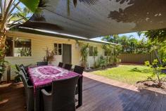  6A Fox Court Cable Beach WA 6726 $649,000 Tucked away in one of Cable Beach's most sought-after locations and just a short walk over the dunes from the beach, you'll discover a hidden gem that has it all: Space, style, features and bucket loads of charm! And for one lucky buyer, it's soon to be theirs. Boasting shaded front gardens that offer privacy and seclusion, towering mature palms and a raised Timber decked entry, you'll fall in love with this wonderful home from the minute you walk up the drive. There's plenty of parking available, with additional driveway parking and gated side access to the rear of the property. The interior is a masterclass in modern living, perfectly blending space and style with open-plan living and dining with vinyl plank flooring and feature wood window frames. At the heart of the home is the spacious open kitchen with built-in pantry, stainless steel oven & gas cooktop, tiled splashback and plenty of bench and cupboard space. Other key features include the renovated laundry with a separate shower and W/C, air-conditioning, ceiling fans, modern downlights and more! The home itself boasts 3 bedrooms, all with built-in robes and A/C, around a renovated main bathroom with separate shower and bath. Designed to maximise Broome's amazing outdoor lifestyle, you have the choice of multiple undercover outdoor entertaining/living areas, all surrounded by lush tropical gardens. The large rear workshop offers the perfect project space, while a separate lock-up provides another secure storage option. Located a stone's throw from Minyirr Park and close to bars, restaurants, resorts, surf club and the beach, this truly is a one-of-a-kind home that won't be available for long. 